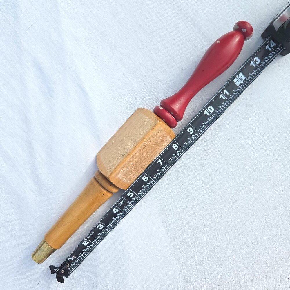 Beer Tap 14 inch Solid Wood Handmade Triangular Label Wooden Handle Hardware